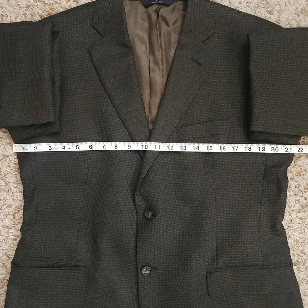 Brooks Brothers 346 Brown Mens 42S Blazer Sports Coat 2 Button‎ Wool